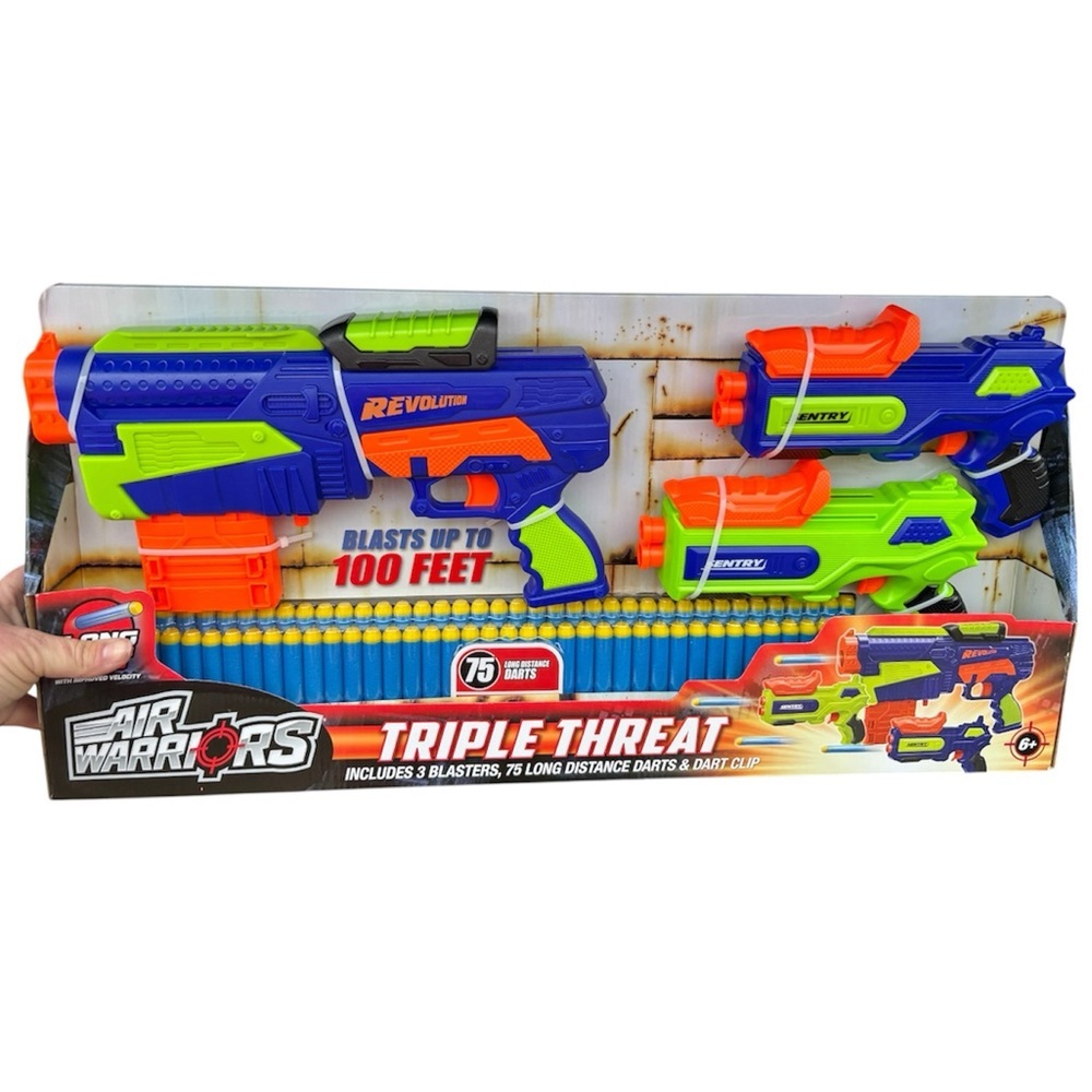 Air Warriors Triple Threat Blaster Set 79pc - NEW